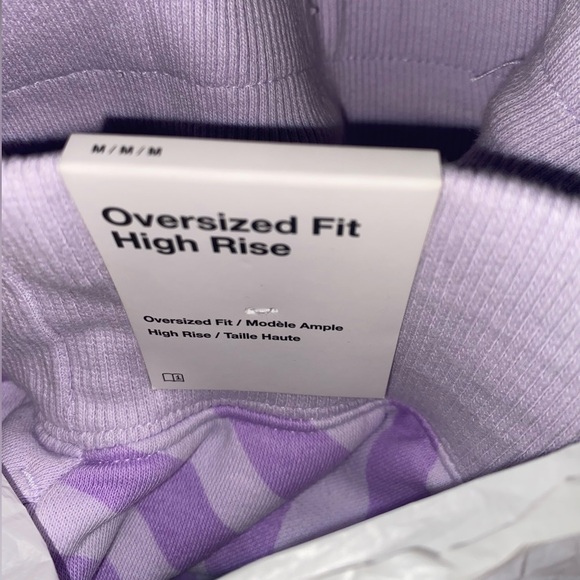 NWT Nike Womens Phoenix Fleece HighRise OverSized Sweatpants | Medium | Lavender - Picture 4 of 7